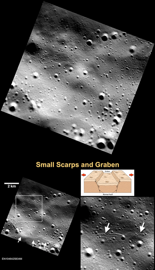 Illustration for article titled Detailed Photos Of Mercury's Tortured Surface As MESSENGER Winds Down